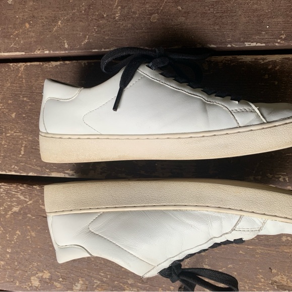 Michael Kors Lola Womens Black and White Casual Sneaker Size 8 - Picture 5 of 11